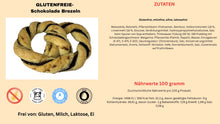Lade das Bild in den Galerie-Viewer, 1 Stück Glutenfreie Schoko-Brezen (ca. 90–100 g)