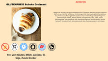 Lade das Bild in den Galerie-Viewer, 1 Stück Glutenfreie Schoko-Croissants (ca. 50– 55g)