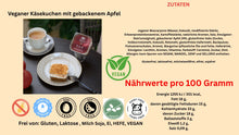 Lade das Bild in den Galerie-Viewer, Premium Vegane Käsetorte mit gebackenen Äpfeln
