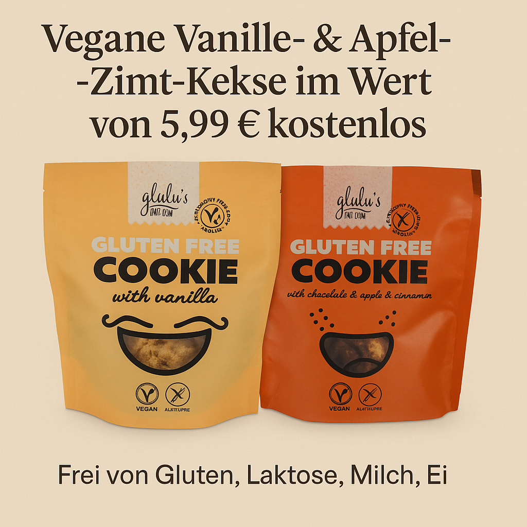 Glutenfreie Vanillen und Apfel-Zimt Kekse