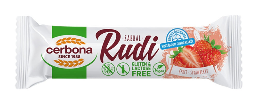 3x Cerbona Hafer-Röllchen Erdbeeren Glutenfrei und Laktosefrei