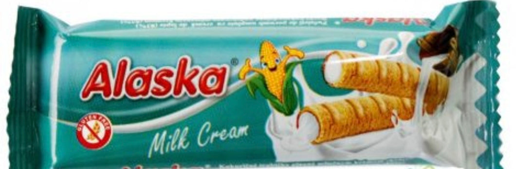 3x Alaska Mais Riegel Milchcreme Glutenfrei