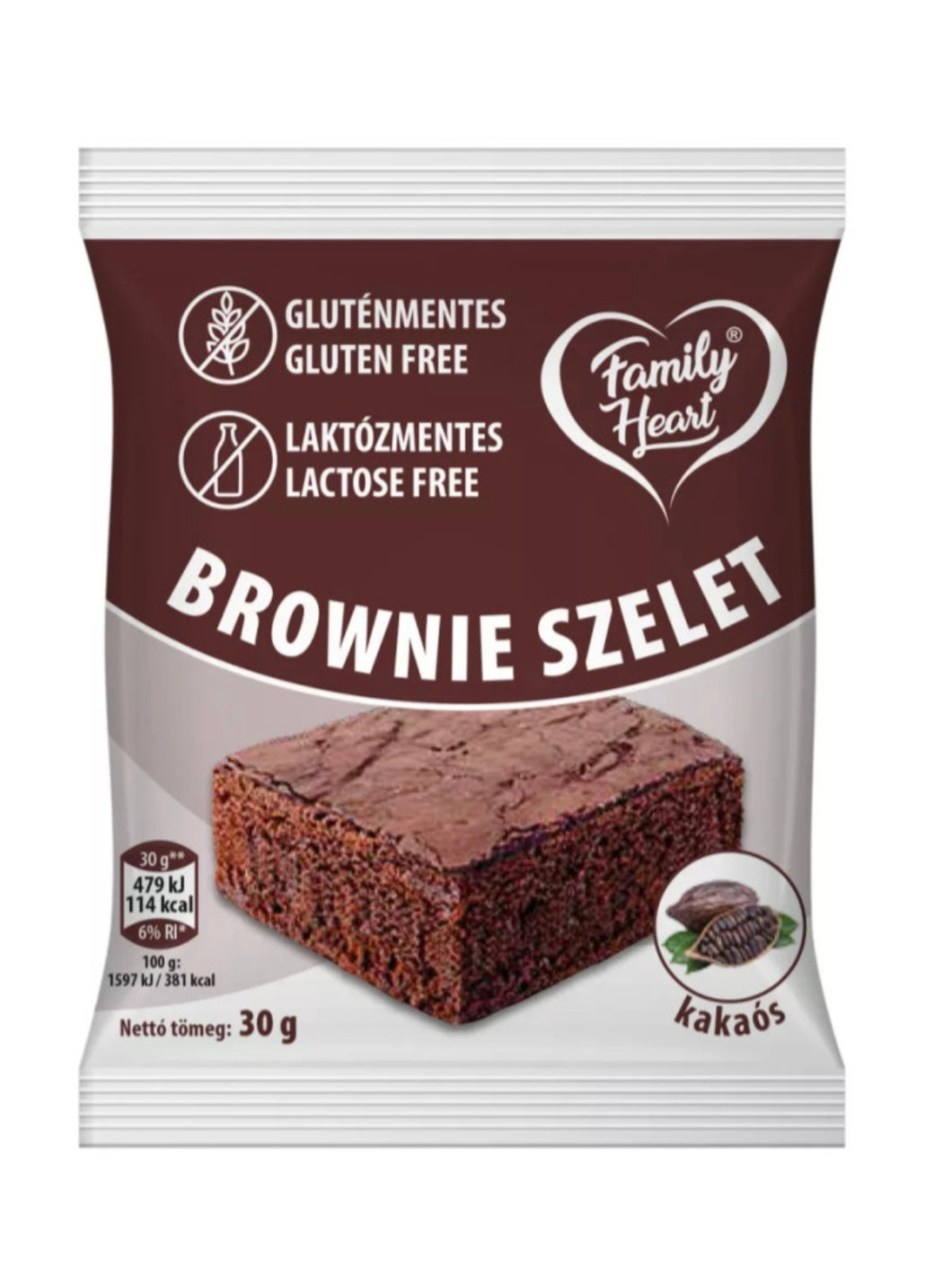 3x Brownie Glutenfrei und Laktosefrei