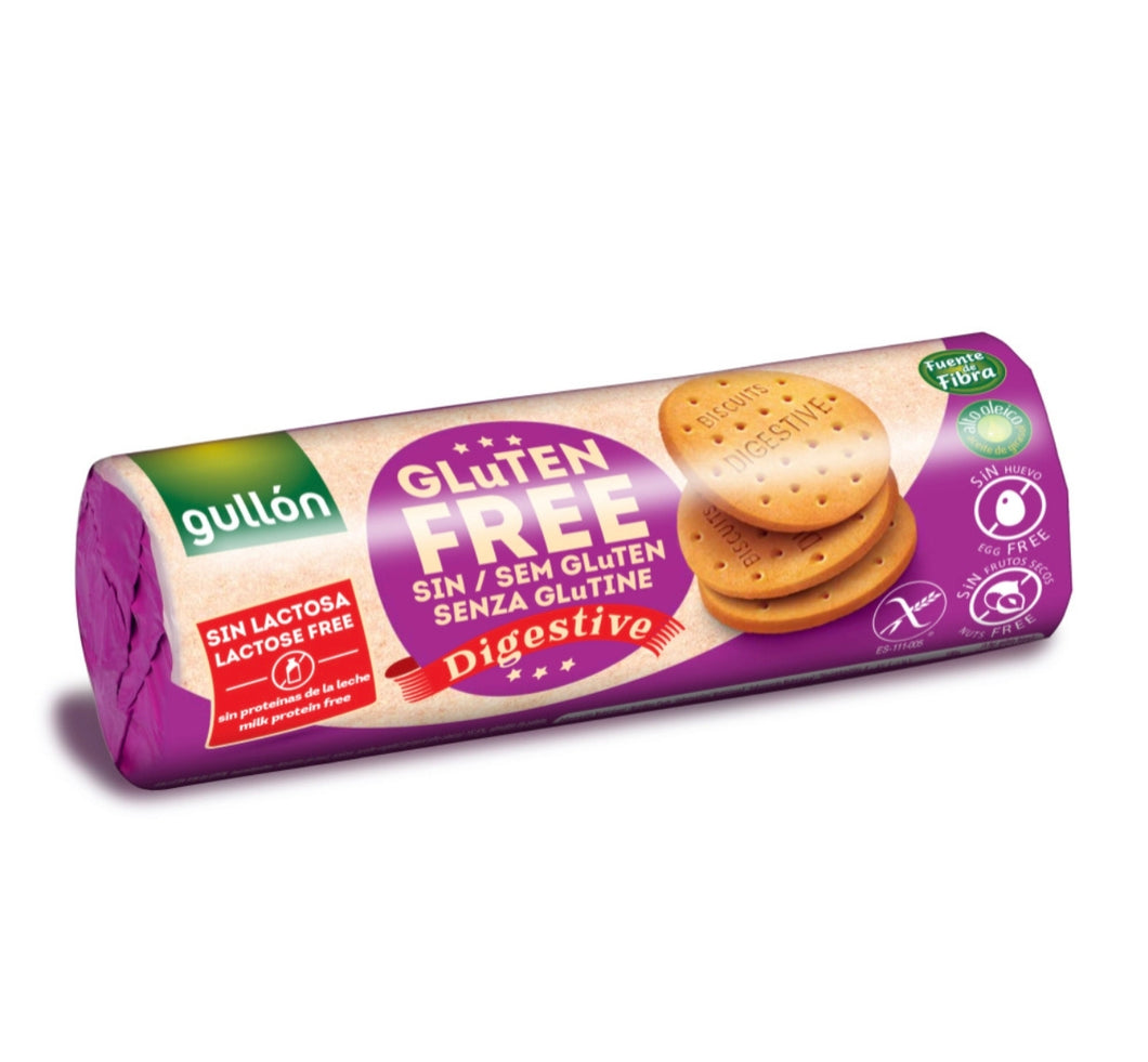 3x Gullon Kekse Laktosefrei, Frei von Ei & Nuss und Glutenfrei