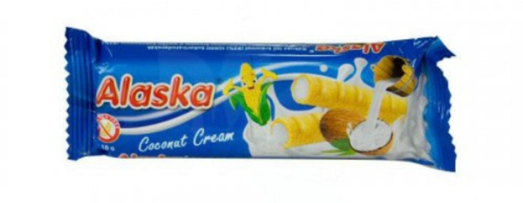 3x Alaska Mais Riegel Kokoscreme Glutenfrei